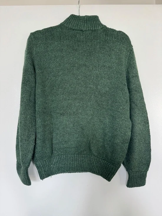 Aerie Dark Green Pullover Mockneck Sweater - Picture 2 of 4